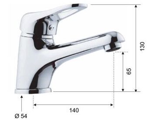 Hart Xtra Reach Basin Mixer Tap